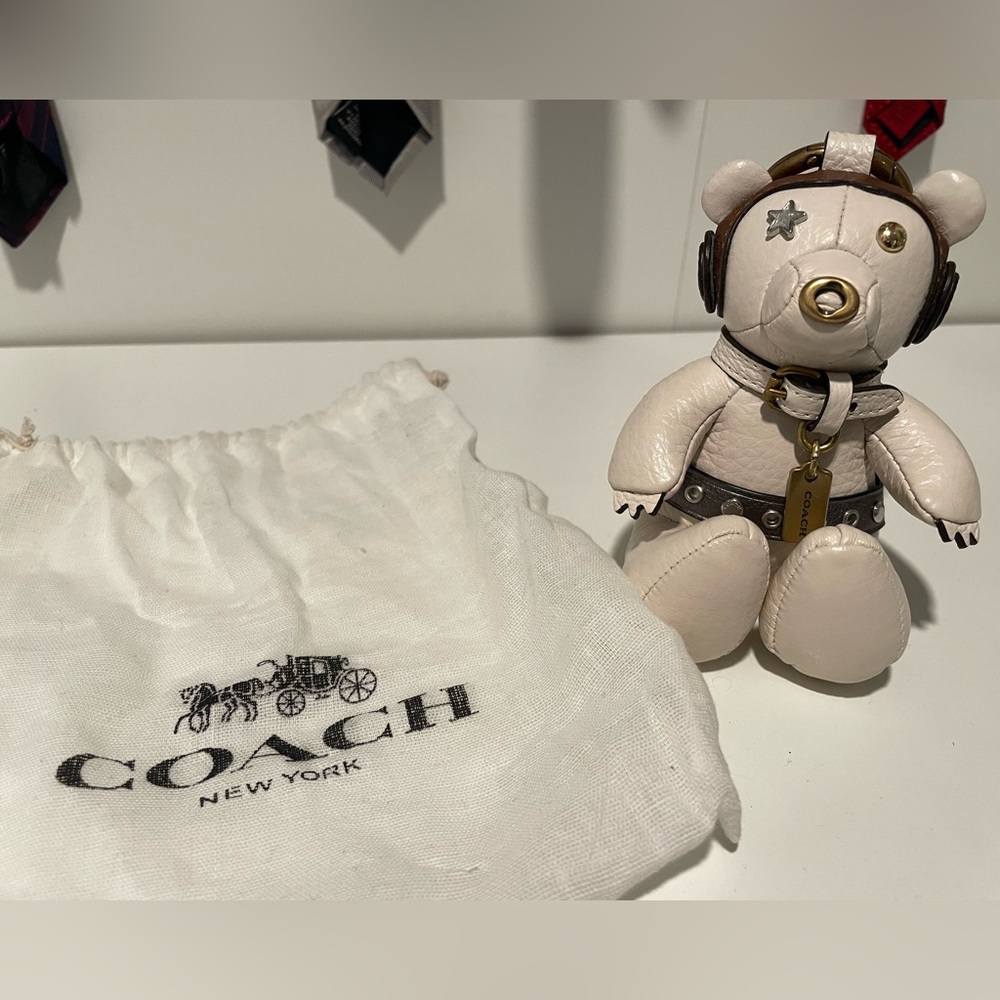 Star Wars X Coach Princess Leia Bear Bag Charm (NWT)